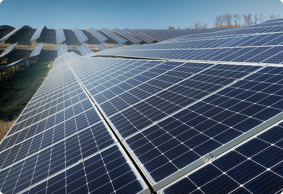 Solar panels installation
